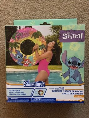 Disney Stitch Sit Back & Relax Swim Tube
